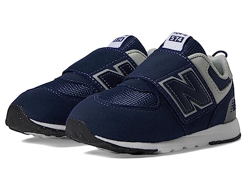 New Balance Unisex-Child 574 V1 70s Racing New-b Hook & Loop Sneaker