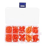 Toddmomy Plastic 160pcs Christmas Carrot Nose Buttons Snowman Toy Noses Cartoon Snowman DIY Noses Plastic Noses Accessories for Christmas Snowman DIY Decoration Crafts Christmas Crafts
