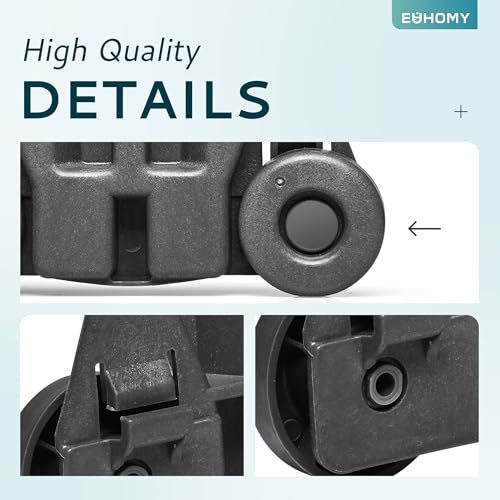 4 Pack W10195416 Dishwasher Wheels Lower Rack Wheels, Resisstant to Rust, Replacement Part for AP5983730 PS11722152 KDFE104DSS5 66513223N410, Upgraded Dishwasher Rack Wheels (Packs of 4)