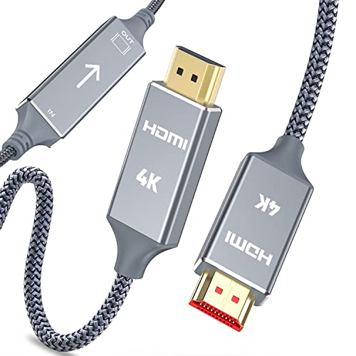 4K HDMI Cable, Capshi HDMI Cord (50 feet HDMI to HDMI, Top Series) Supports 4K@60HZ, 1080p FullHD, UHD, Ultra HD, 3D, High Speed with Ethernet, ARC, PS4, HDTV