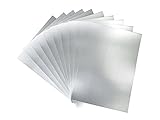 CI Basic Karte Pack, A4, 50 Blatt, Holz, Silber, 20 x 30 x 2 cm