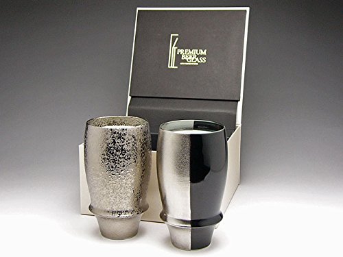 匠の蔵 プレミアムビアグラス 銀河銀と黒