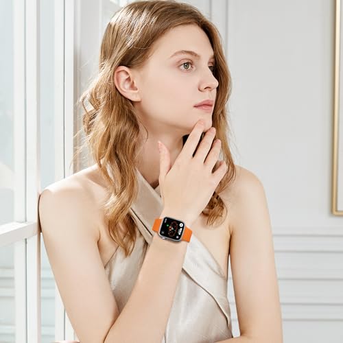 Image of 8 Pack Bands Compatible with Apple Watch Band 38mm 40mm 41mm 42mm 44mm 45mm 46mm 49mm for Women Men, Soft Silicone Sport Strap for iWatch Series Ultra 11 10 9 8 7 6 5 4 3 2 1 SE /SE 2nd /SE 3nd