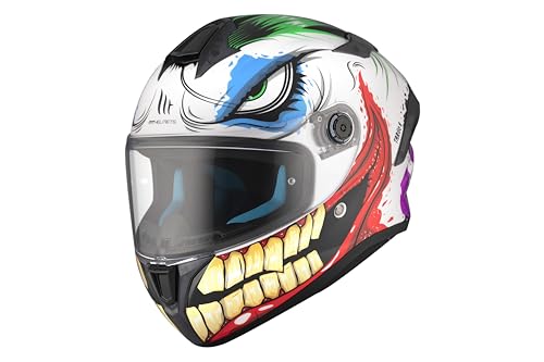 Casco integral MT Targo-S A5 Joke Joker certificado con normas ECE 22.06 y DOT