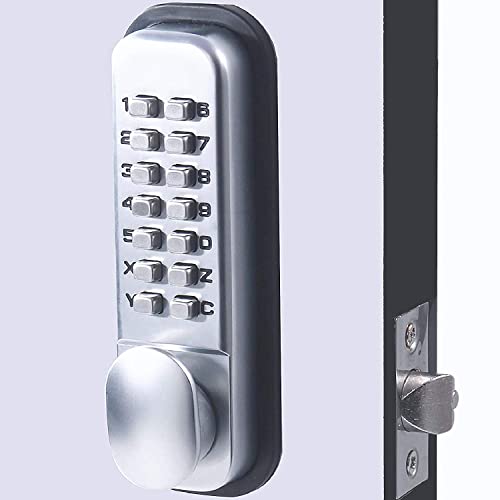 Mutex Mx920 Double Keypad Mechanical 14 Key Combination Lock , Keyless Entry Security For Home Gates, Fences, Windows, Hotel Airbnb #TOP3