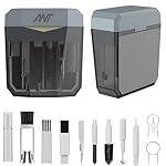 Ant PC Shine20, 17-in-1 Multifunctional Cleaner Kit for Electronic Devices Keyboard Cleaning Brush Headphones Cleaner Kit for AirPods Multi-Tool for Cleaning Laptop Earbuds Camera Mobile_ Black Silver