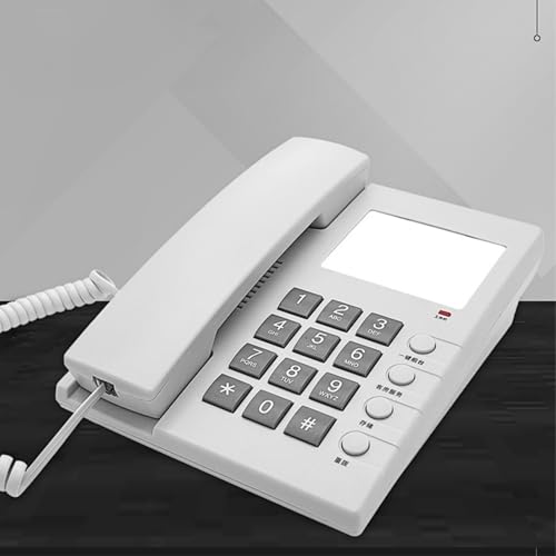 Téléphone de chambre d'hôtel fixe gain de place mural petit format - 2