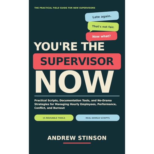 You're the Supervisor Now Audiolibro Por Andrew Stinson arte de portada