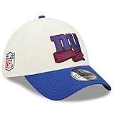 NFL ジャイアンツ キャップ 2022 サイドライン 39THIRTY 2トーン Flex Cap ニューエラ/New Era クリーム ロイヤル - M/L