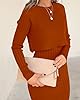 Ezbelle Women's Long Sleeve Sweater Dresses 2 Piec... #2
