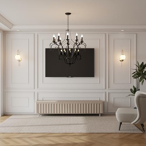 Pangda 3 Sets Peel and Stick Wall Molding Kit Inner and Outer Layer Style Premade Wainscoting Panel for Interior Wall Moulding Decor Accent Molding (31x63inch+78x63inch) by Pangda - Image 6