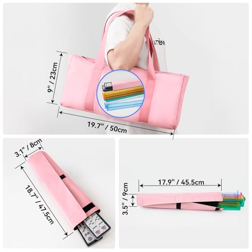 Juego de Mahjong Americano con Bolsa y 166 Fichas miniatura 6