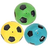 VICASKY 3piezas Juguete De Fútbol Sonido Balones Divertidas y Interactivas Mascotas