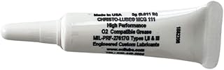 MCG 111 Oxygen-Compatible Grease - 5g Tube - Fluorinated Grease PFPE/PTFE, −60 °C to 230 °C, Oxygen-Safe Lubricant for Scuba Regulators, Dive Equipment, Valves, O-Rings.