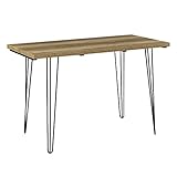 Medidas: 120cm x 60cm x 77cm [en.casa]®] Mesa de Comedor Estilo Elegante - con Capacidad para 4 Personas - Apariencia de Madera - 120cm x 60cm x 77cm