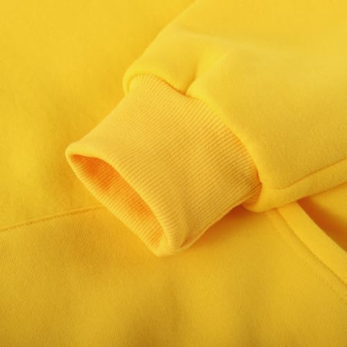 Image of Spring&Gege Youth Solid Fleece Hoodies Pullover Hooded Sweatshirts for Children (3-12 Years)