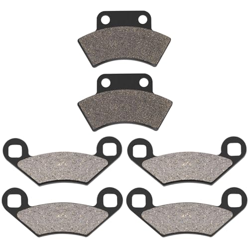 AHL Front and Rear Brake Pads Compatible with Polaris 250 Trail Blazer 1990-1998 1999-2004/250 Trail Boss 2x4 4x4 1988-1999/300 400 Xpress L 1996 1997/300 Xpress 2x4 1998-2000