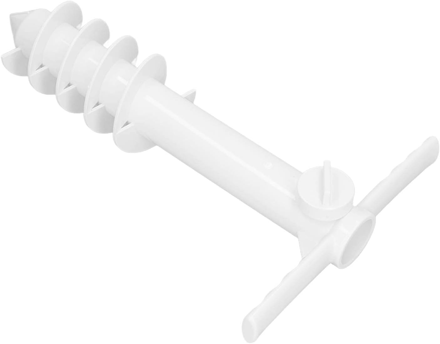 Fdit Beach Umbrella Sand Anchor, Multifunction Umbrella Holder Stand Heavy Duty Outdoor Umbrella Base with Ground Anchor Screw Auger for Beach Lawn Water Park