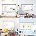 JILoffice Magnetic Whiteboard/White Board, Dry Erase Board 48 x 24 Inch, Black Aluminum Frame Wall Mounted Board for Office Home and School