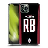 Head Case Designs Offizielle NFL RB Schwarz Atlanta Falcons Positionen & Logo Harte Rueckseiten Handyhülle Hülle Huelle kompatibel mit Apple iPhone 11 Pro