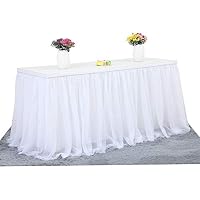 Tubayia - Gonna Da Tavolo In Tulle, Decorazione Per Matrimoni, Compleanni, Baby Shower Party, Colore: Viola - 8