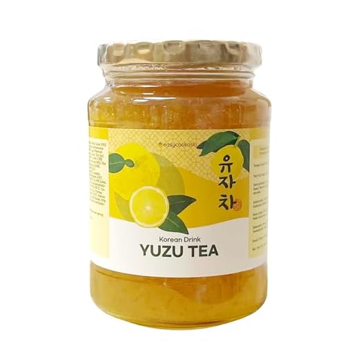 EasyCookAsia Korean Drink – Yuzu Tea | Fruchtig, süß & zitronig | Mit Vitamin C | Für Tee, Limonade, Cocktail & Dessert | Asiatische Teekultur erleben (500g)