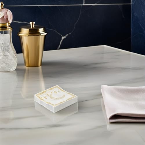 Servilletas de papel para bodas y Ramadán: pack 100 servilletas decorativas de lunares 5