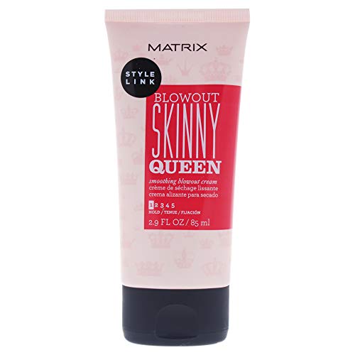Matrix Style Link Skinny Queen Smoothing Blowout Cream | Protects & Smooths | For Frizzy Hair | 2.9 Fl. Oz