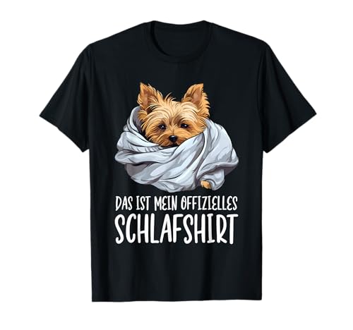 Süßer Hund Offizielles Schlafshirt Yorkshire Terrier T-Shirt