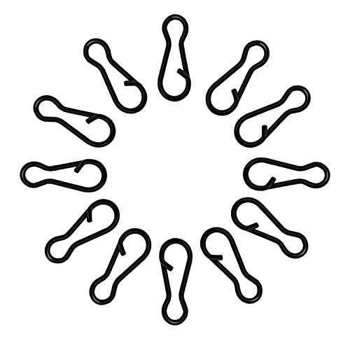 SAMSFX Quick Release Clips Carp Fishing Speed Link Clips Swivels Carp Fishing Accessories (Large Size Speed Link Clips - 50pcs)