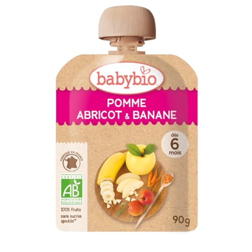Babybio compote pomme banane dès 4x90g - vue 8