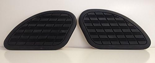 SpeedMotoCo Cafe Racer Tank Pads Knee Pad Kawasaki Suzuki Triumph Yamaha Motorcycle Compatible with Honda