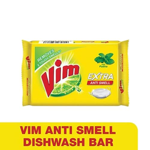 Image of Vim Extra Anti Smell Dish Wash Bar - with Pudina, 130g Pack