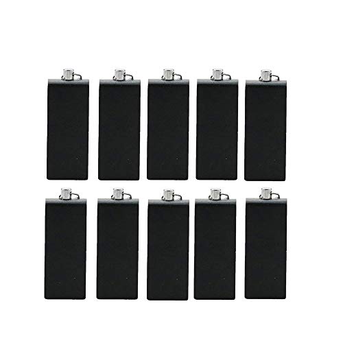 10 Stück Metall USB 2.0/3.0 Flash Drive Memory Stick Speicher Daumen USB Disk Geschenk (2.0/8GB, schwarz) Cover
