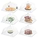 Simply Genius (6 pack) Large and Tall 17x17 Pop-Up Mesh Food Covers Tent Umbrella for Outdoors, Screen Tents, Parties Picnics, BBQs, Reusable and Collapsible