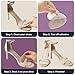 Metatarsal Pads Women, Heel Inserts for Women All Day Reduce Foot Pain, for Stop Feet from Sliding Forward Shoe Inserts for Women for Too Big Shoe (Black)
