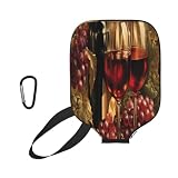 Pickleball Case Flasche Glas Rotwein 1 Pickleball Paddle Cover
