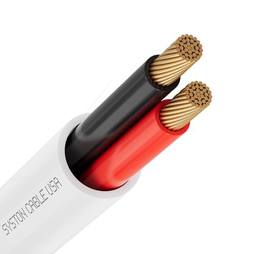 SYSTON 14/2 Speaker Cable 100ft White