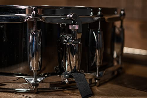 Gretsch Drums Black Nickel Over Steel Snare Drum-5 X 14 Inch With Imperial Lugs (S1-0514-Bns) #TOP3