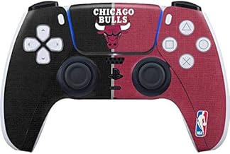 Skinit Gaming Decal Skin Compatible with PS5 and Compatible with PS5 Digital Edition DualSense Controller - Officially Licensed NBA Chicago Bulls Canvas Design