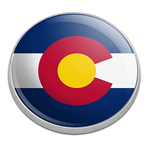 GRAPHICS & MORE Colorado State Flag Golfing Premium Metal Golf