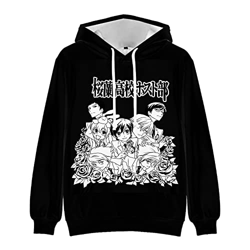 Ouran High School Host Club Japanese Anime 3D Hooded Sweatshirt Men/Women Casual Hoodie Tops