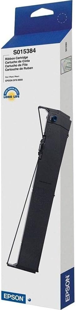 Epson Black Ribbon, 15M Characters (S015384) Medium