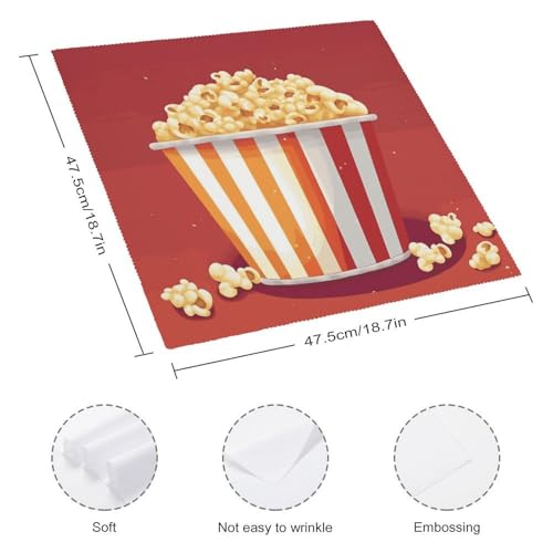 Servilletas de Tela Popcorn Cartoon Pack 4 miniatura 2