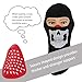 Spider 2 Pack 3D Face Shell Inner Bracket Red Comfortable Silicone Face Shell for Cosplay and Airsoft/Paintball Mask Support