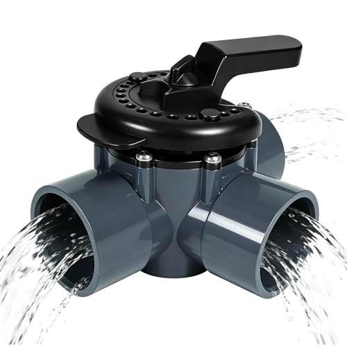 263028 Three Port Diverter Valve 2 Inch PVC Pool 3 Way Valve