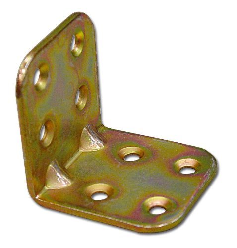 Piastra Piegata Leggera Per Travi In Acciaio 30X30 Mm (Art. 788) Sp. 2 Mm 100 Pz
