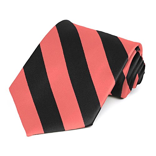 Image of tiemart Men's Striped Tie Standard Length