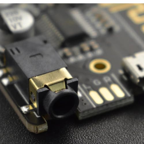 Image of Hexonix Bluetooth 5.0 Stereo Audio Amplifier Module, 3.7-5V DC, for Wireless Speaker, Car Audio, and DIY Electronics Projects - Black