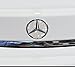 Boobo MBBR01 Ice Out Rear Trunk Badge Bling Insert Emblem with Genuine Austrian Crystal for Mercedes Benz New E 2016-2018(Chrome Silver)